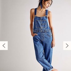 Free People ziggy Overalls in Sapphire S